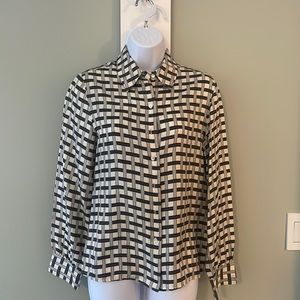 Talbots pure silk shirt